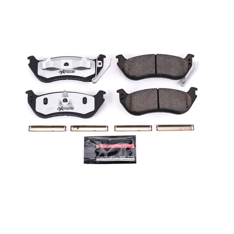 Z36-1109 – POWERSTOP Brake Pad, FMSI Number D1109 Carbon-Fiber Ceramic Brake Pads Set Of 4 With Premium Stainless Ste...